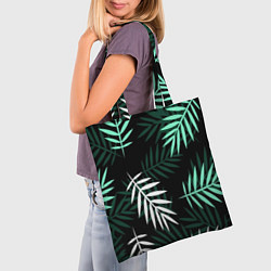 Сумка-шопер Листья пальмы, цвет: 3D-принт — фото 2