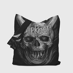 Сумка-шопер Slipknot: Devil Skull, цвет: 3D-принт