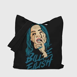 Сумка-шопер Billie Eilish, цвет: 3D-принт