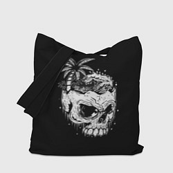 Сумка-шопер Череп, цвет: 3D-принт