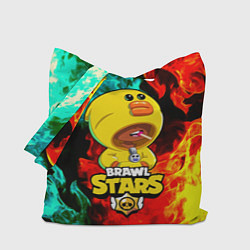 Сумка-шопер Brawl Stars SALLY LEON, цвет: 3D-принт