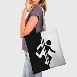 Сумка-шопер PORTAL, цвет: 3D-принт — фото 2