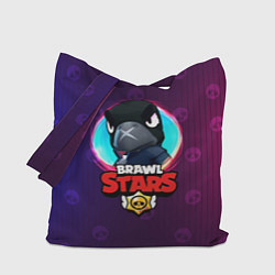 Сумка-шопер Brawl Stars Crow v1, цвет: 3D-принт