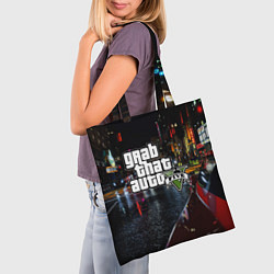 Сумка-шопер Grand Theft Auto V, цвет: 3D-принт — фото 2