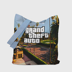 Сумка-шопер Grand Theft Auto, цвет: 3D-принт