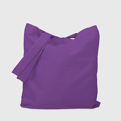 Сумка-шопер Фиолетовая волна, цвет: 3D-принт