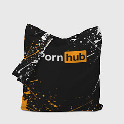 Сумка-шопер PORNHUB, цвет: 3D-принт