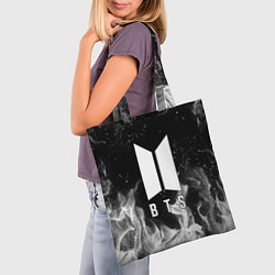 Сумка-шопер BTS, цвет: 3D-принт — фото 2