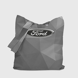 Сумка-шопер Ford чб, цвет: 3D-принт