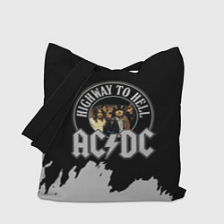 Сумка-шопер ACDC, цвет: 3D-принт