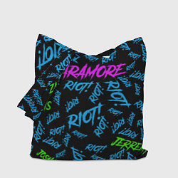 Сумка-шопер Paramore RIOT!, цвет: 3D-принт