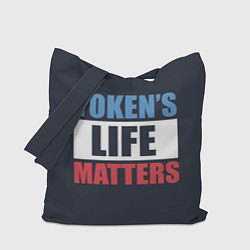 Сумка-шопер TOKENS LIFE MATTERS, цвет: 3D-принт