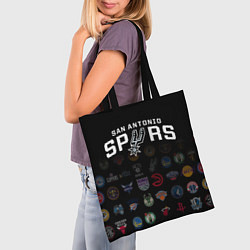 Сумка-шопер San Antonio Spurs 2, цвет: 3D-принт — фото 2