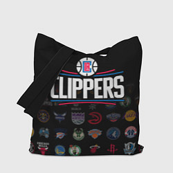 Сумка-шопер Los Angeles Clippers 2, цвет: 3D-принт