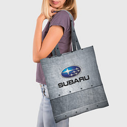 Сумка-шопер SUBARU, цвет: 3D-принт — фото 2