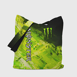 Сумка-шопер MONSTER ENERGY, цвет: 3D-принт