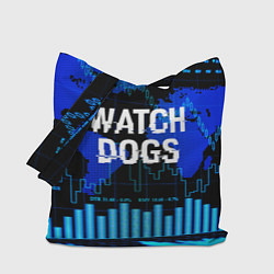 Сумка-шопер Watch Dogs, цвет: 3D-принт