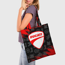 Сумка-шопер DUCATI 2, цвет: 3D-принт — фото 2