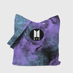 Сумка-шопер BTS, цвет: 3D-принт