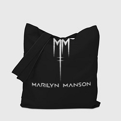 Сумка-шопер Marilyn Manson, цвет: 3D-принт