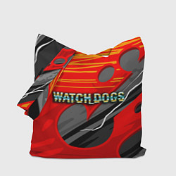 Сумка-шопер Watch Dogs Recing, цвет: 3D-принт