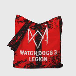 Сумка-шопер Watch Dogs: Legion, цвет: 3D-принт