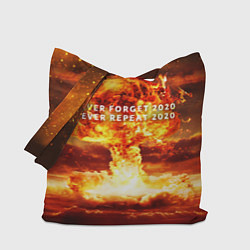 Сумка-шопер Never forget 2020, цвет: 3D-принт