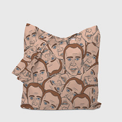 Сумка-шопер Мемы Кейдж, цвет: 3D-принт