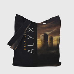 Сумка-шопер Half-Life Alyx, цвет: 3D-принт