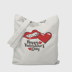 Сумка-шопер Happy Valentines Day, цвет: 3D-принт