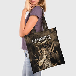 Сумка-шопер Cannibal Corpse, цвет: 3D-принт — фото 2