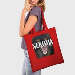 Сумка-шопер Haikyuu NEKOMA, цвет: 3D-принт — фото 2