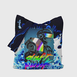 Сумка-шопер DAFT PUNK : MUSIC ALIVE, цвет: 3D-принт