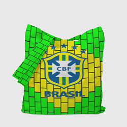 Сумка-шопер Сборная Бразилии, цвет: 3D-принт