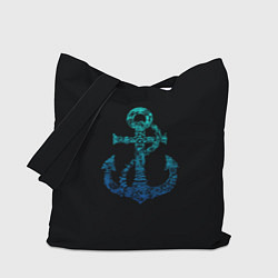 Сумка-шопер Navy Anchor, цвет: 3D-принт