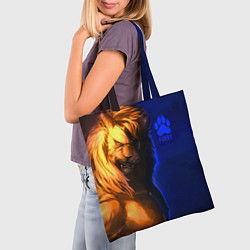Сумка-шопер Furry lion, цвет: 3D-принт — фото 2