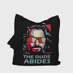 Сумка-шопер The Dude Abides Лебовски, цвет: 3D-принт