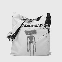 Сумка-шопер Radiohead Радиохед Z, цвет: 3D-принт