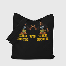 Сумка-шопер The ROCK VS The ROCK, цвет: 3D-принт