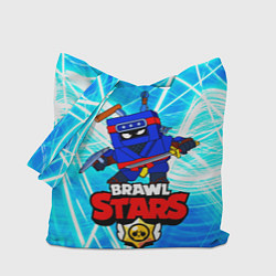 Сумка-шопер Ninja Ash Ниндзя Эш, Brawl Stars, цвет: 3D-принт