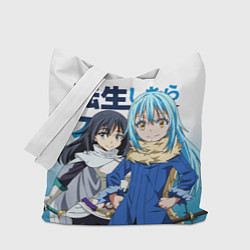 Сумка-шопер TenSura, Румиру и Сидзуэ, цвет: 3D-принт