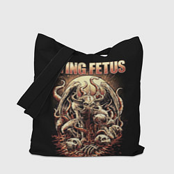 Сумка-шопер Dying Fetus, цвет: 3D-принт