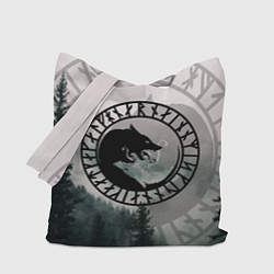 Сумка-шопер FENRIR РУНЫ RUNES Z, цвет: 3D-принт