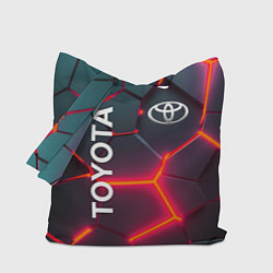 Сумка-шоппер TOYOTA 3D NEON ТОЙОТА 3Д ПЛИТЫ НЕОН