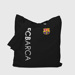 Сумка-шопер FC BARCA BLACK STYLE, цвет: 3D-принт