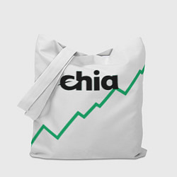 Сумка-шопер Криптовалюта Чиа, цвет: 3D-принт