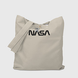 Сумка-шопер NASA Космос - космонавт, цвет: 3D-принт