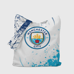 Сумка-шопер Manchester City - Футбольный клуб, цвет: 3D-принт