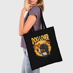Сумка-шопер Любитель Собак Dog Lover, цвет: 3D-принт — фото 2