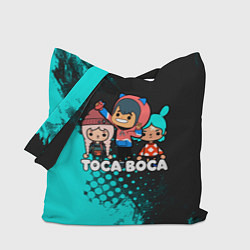 Сумка-шопер Toca Boca Рита и Леон, цвет: 3D-принт